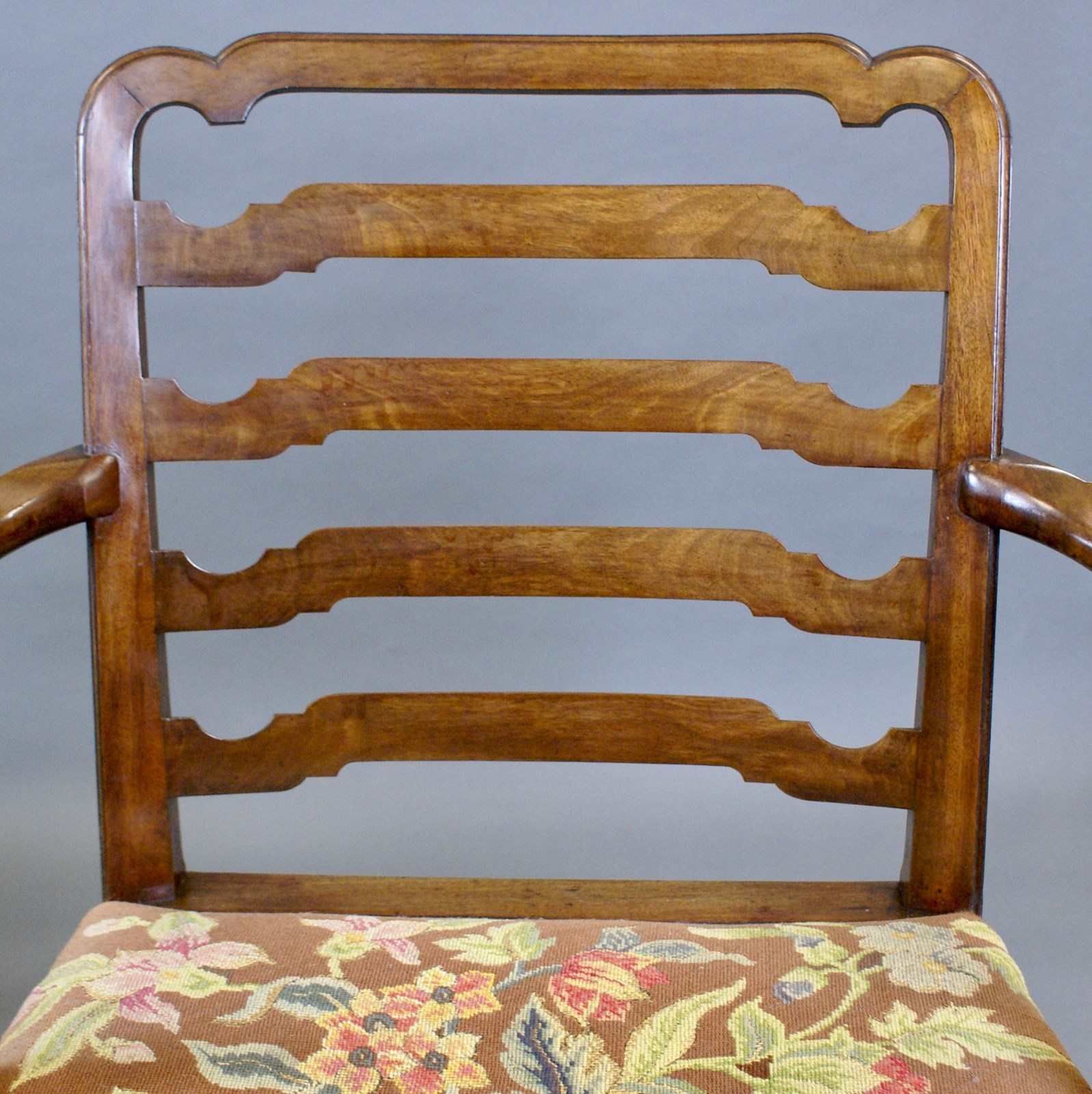A Pair Of Chippendale Period Arm Chairs photo for sale