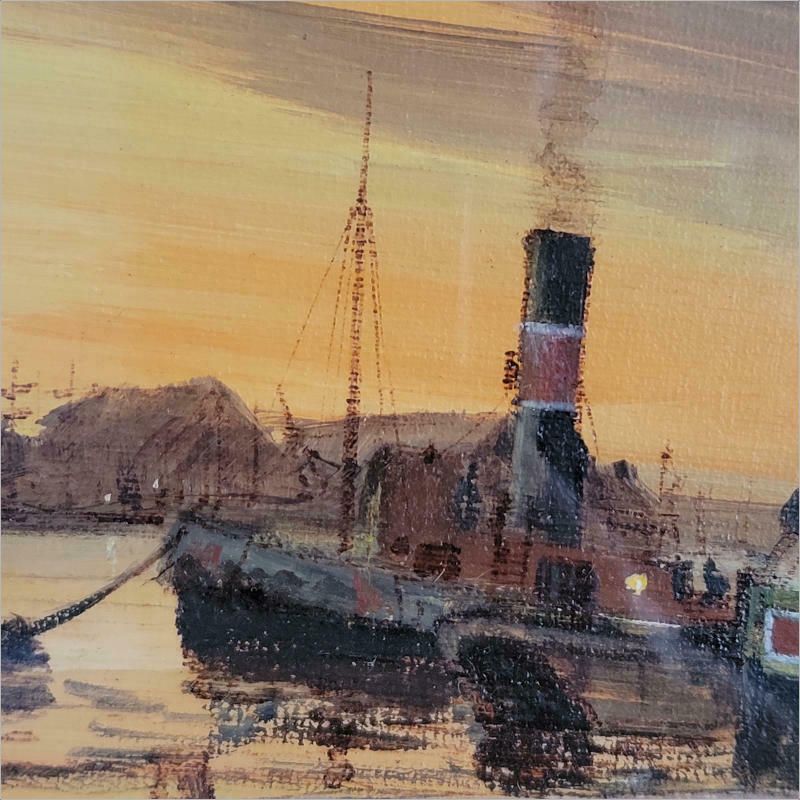 Seascape Watercolour By Frank Edwards photo 145.0