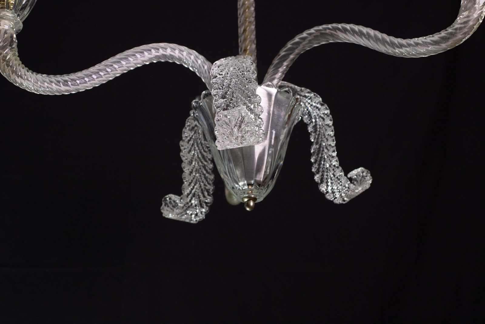 Exceptional Three Arms Chandelier By Barovier E Toso, 1950s photo buy