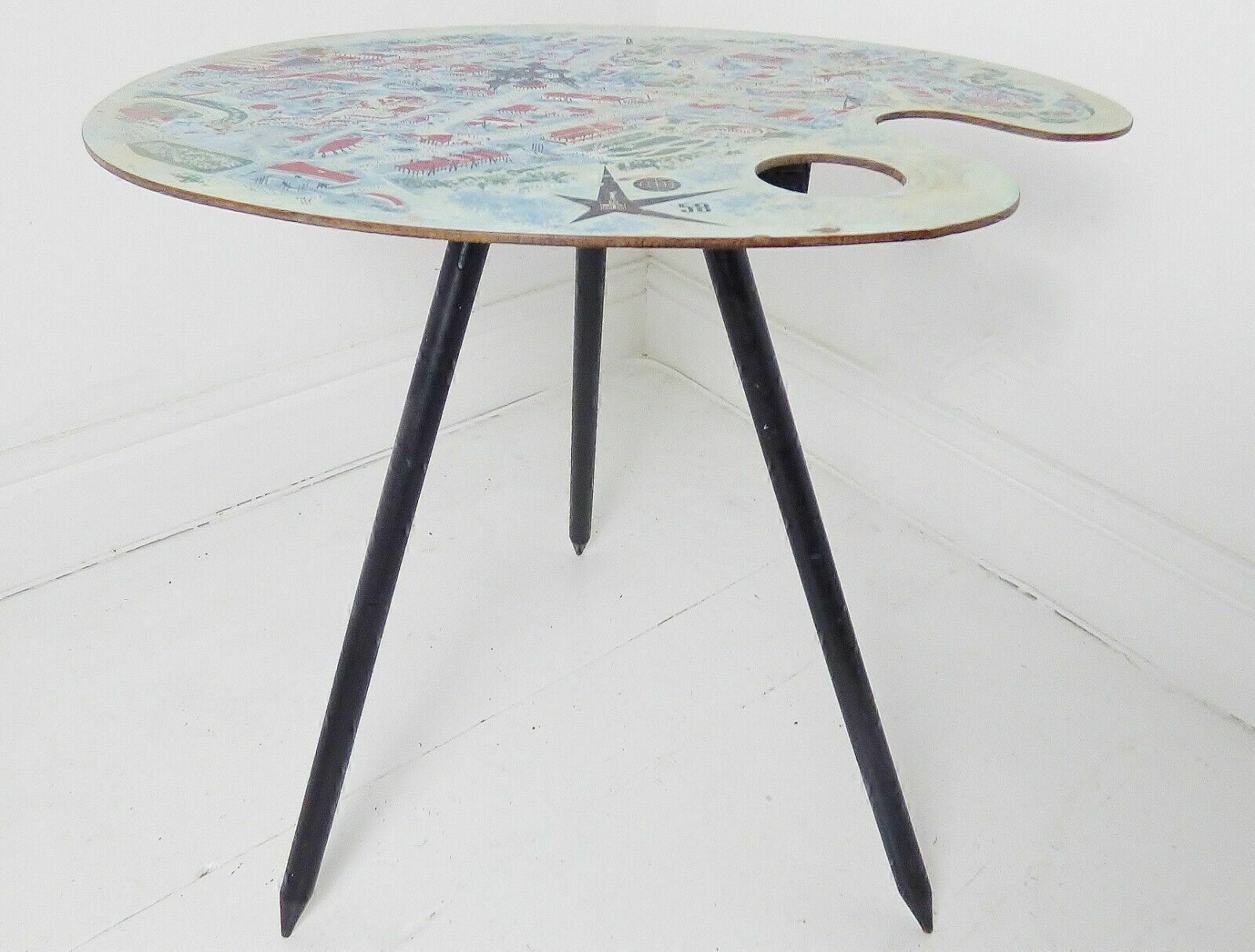 Stunning Rare Lucien De Roeck For Bois Manu 1958 Brussels World Expo Side Table photo furniture