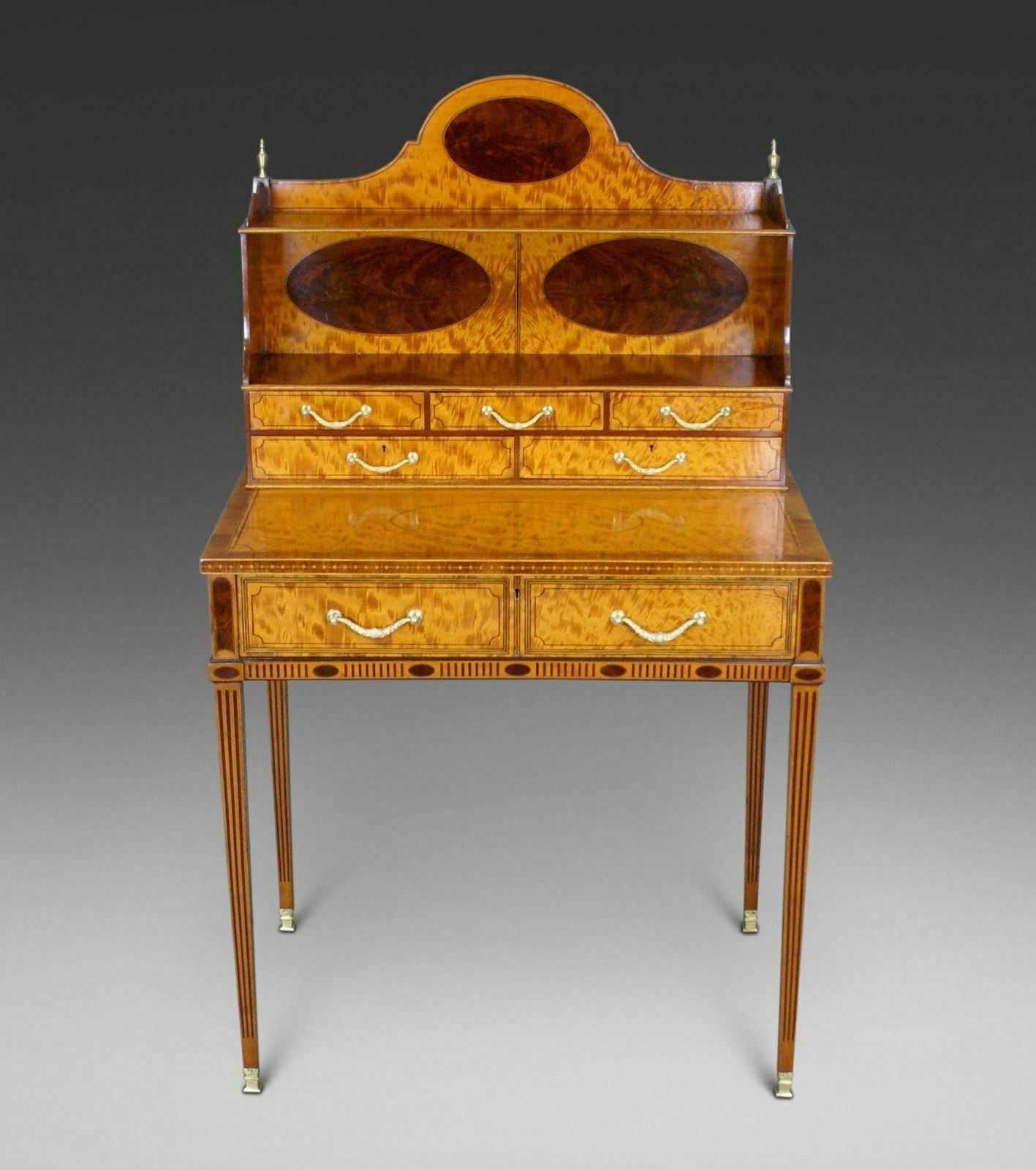 A Superb Satinwood Bonheur Du Jour
