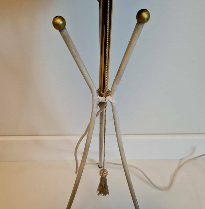 Vintage Mid Century Floor Standing Lamp Chinese Flashlight photo buy