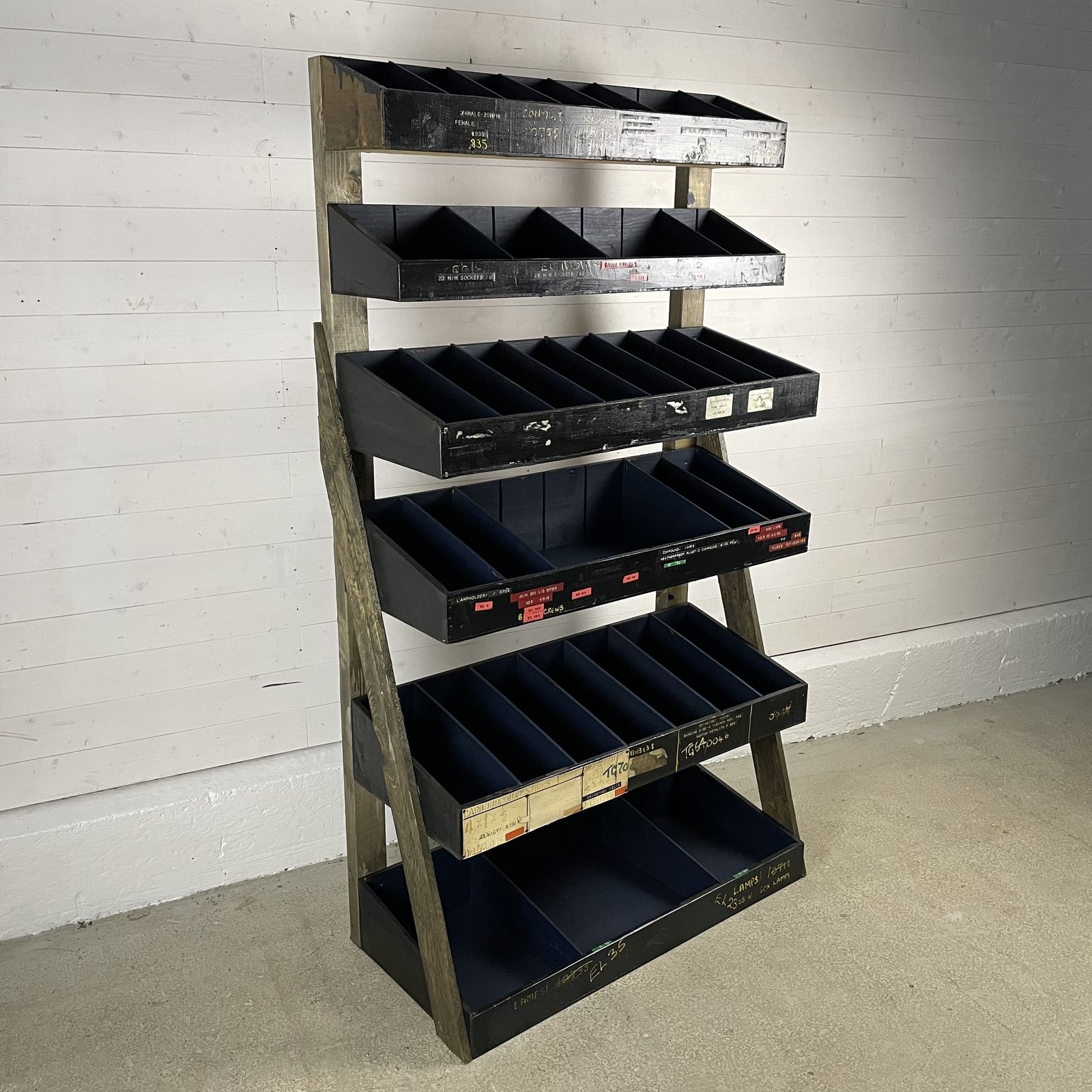 Industrial Factory Parts Shelving Unit
