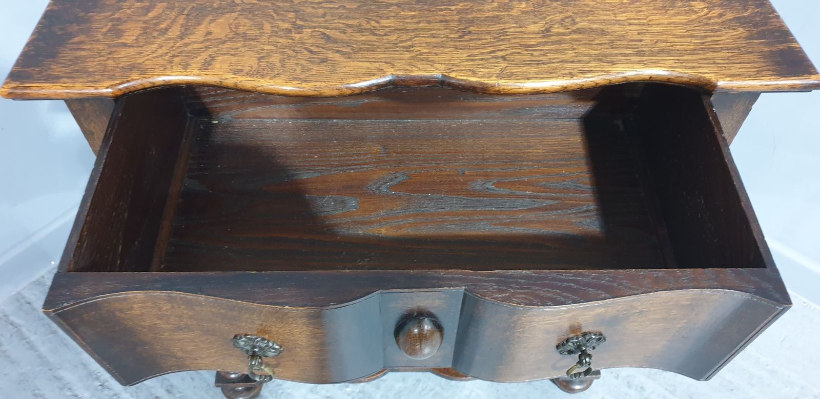 Very Good Oak Side Table, 1920s photo furniture