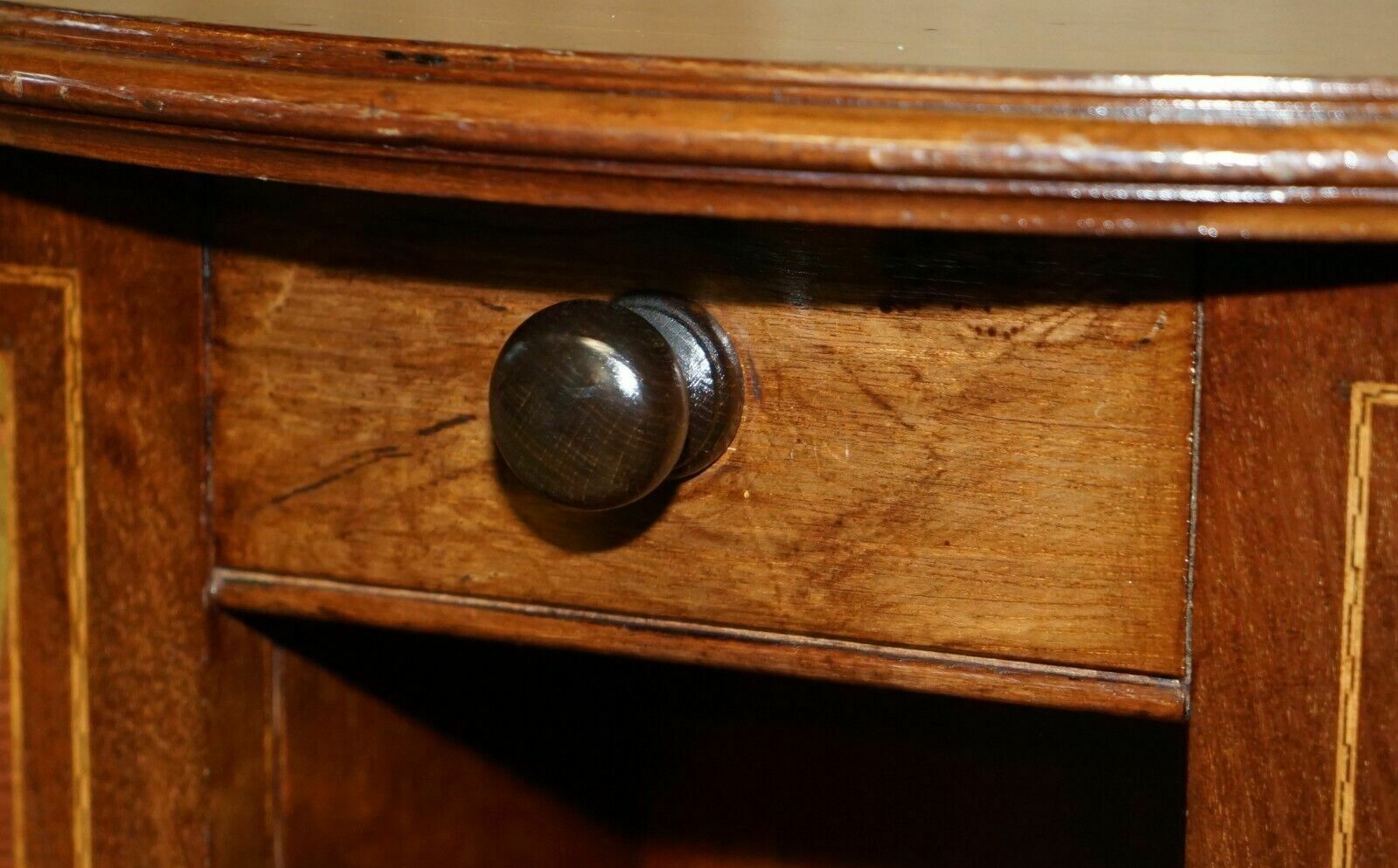 photo for sale Rare Antique Art Nouveau Revolving Bookcase Table In The Liberty's London Taste