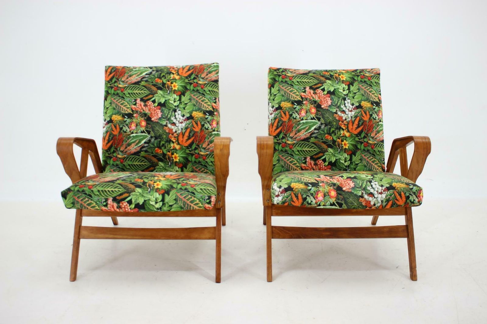 1960s Pair Of Restored Tatra Chairs, Czechoslovakia photo furniture