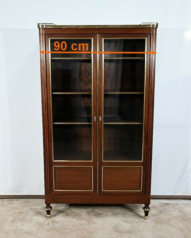 Small Mahogany Bookcase, Louis XVI Style – 2nd Half Of The 19th Century photo furniture