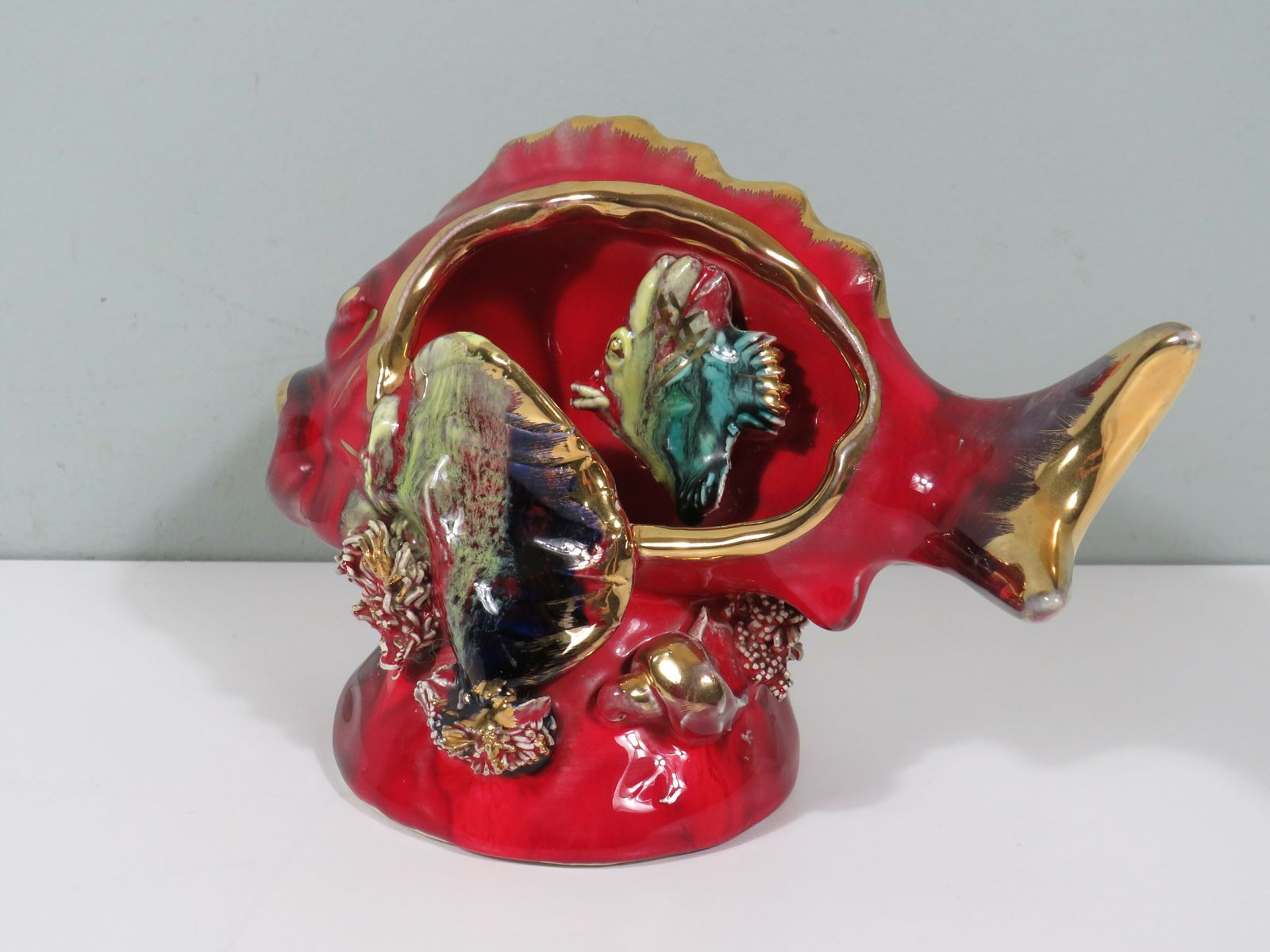 Vallauris Mood Lamp In The Shape Of A Fish, France 1950s photo buy