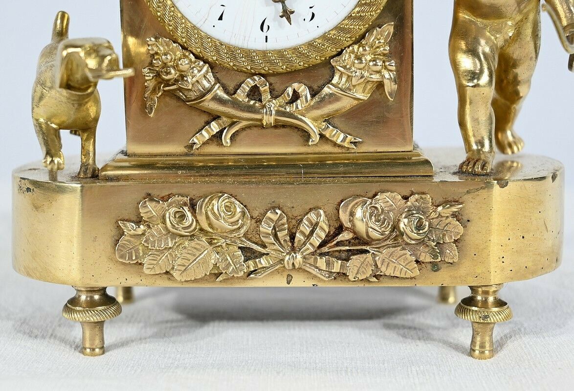 photo for sale Small Travel Clock, Empire Period – Early 19th Century