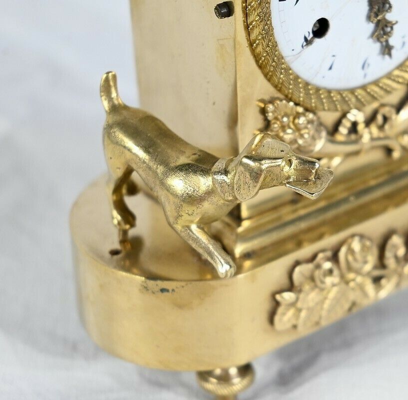 Home Decor Small Travel Clock, Empire Period – Early 19th Century photo