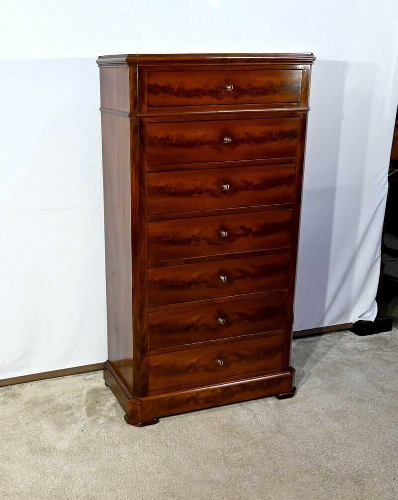 Small Weekly Burl Mahogany – 2nd Half Of The 19th Century photo furniture