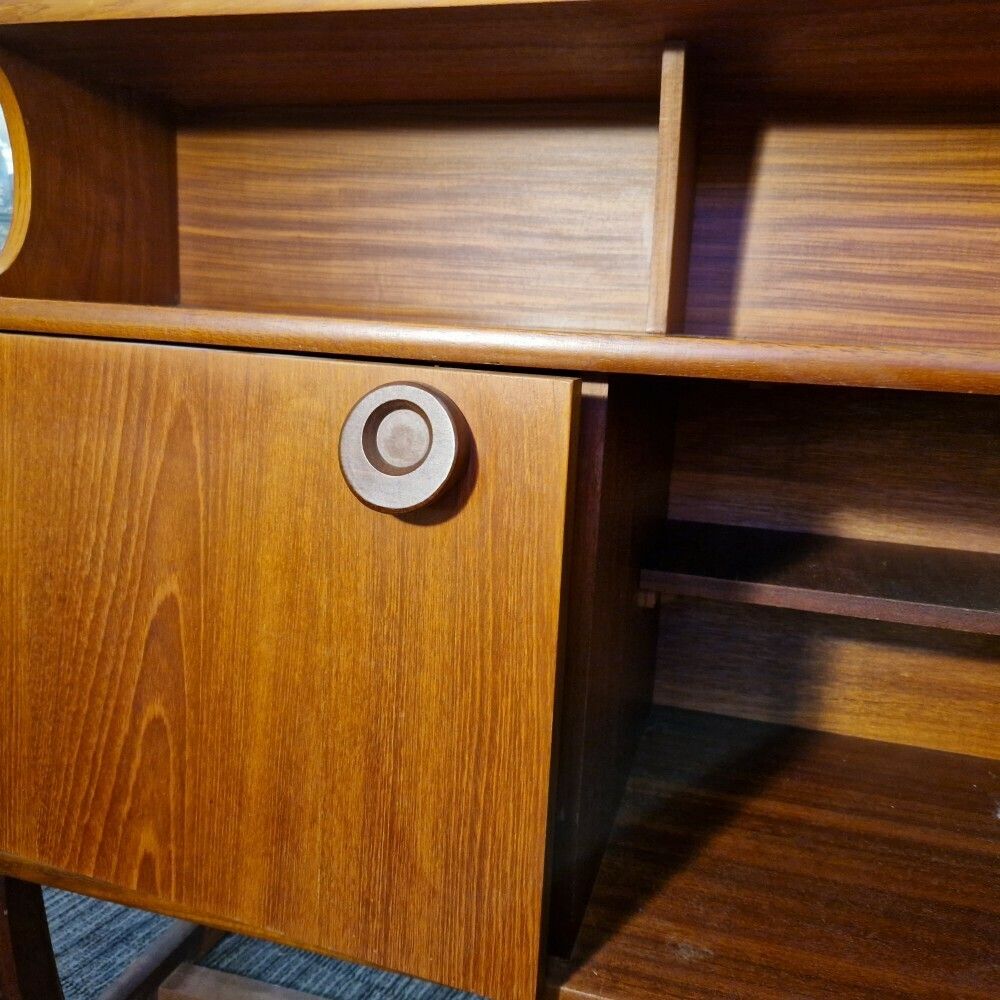 1960s Portwood Teak Highboard, Vintage photo furniture