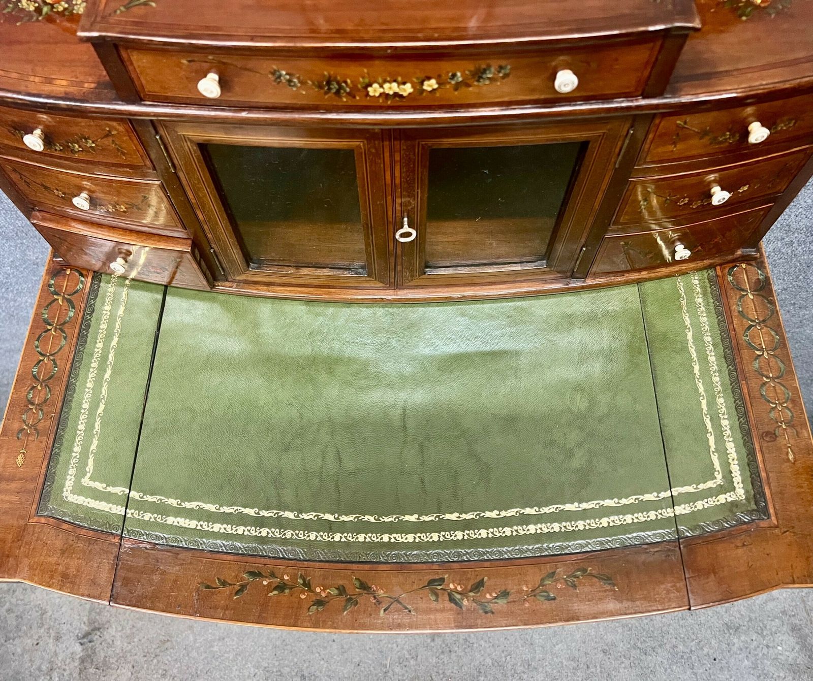 Furniture Beautiful Edwardian Ladies Desk Bonheur Du Jour photo