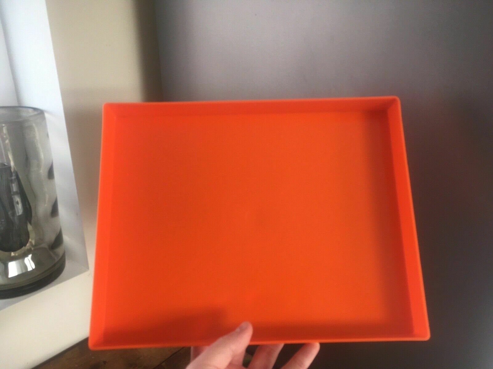 Mid Century Modern Multicoloured Organiser Storage Tray Box Screws Crafts Sewing photo Home Decor