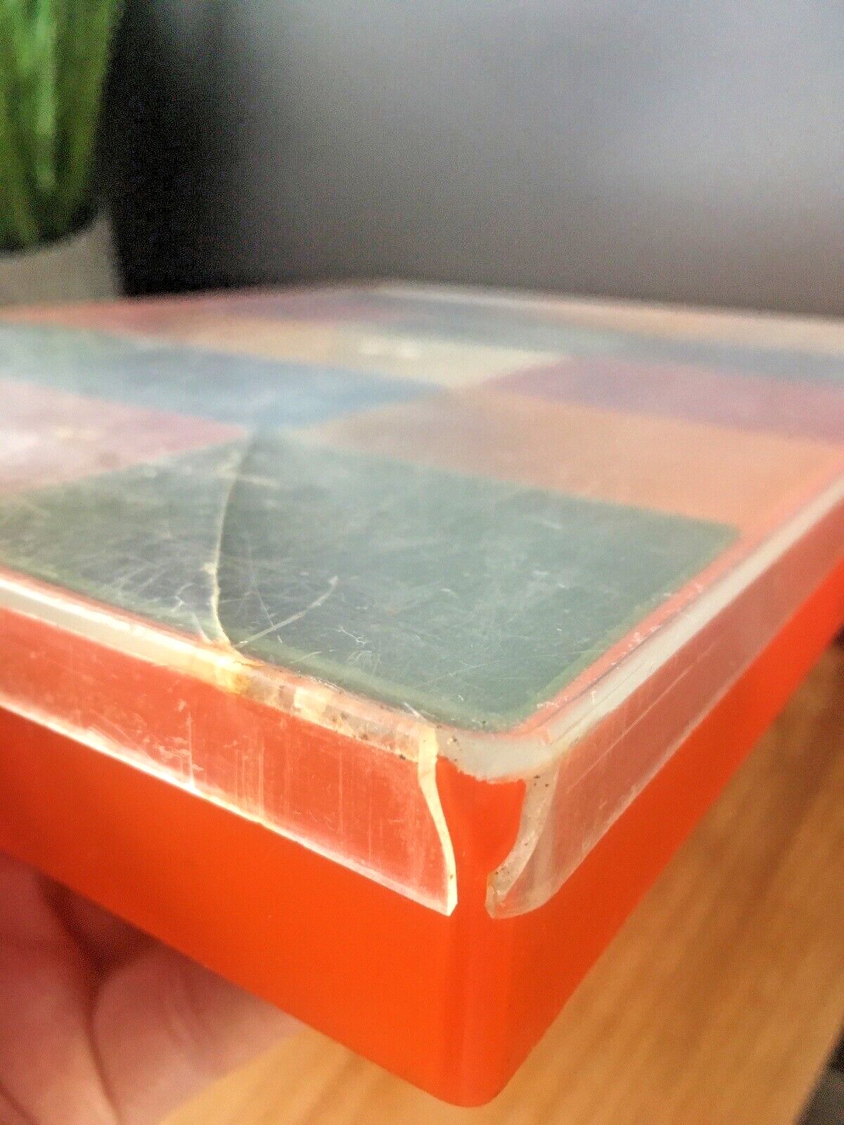 photo for sale Mid Century Modern Multicoloured Organiser Storage Tray Box Screws Crafts Sewing