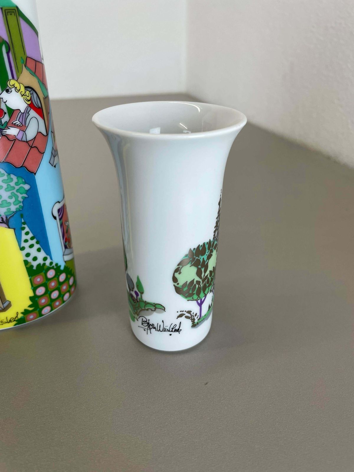 Home Decor Set Of 3 Porcelain Vase By Björn Wiinblad For Rosenthal Studio Line Germany 1970 photo