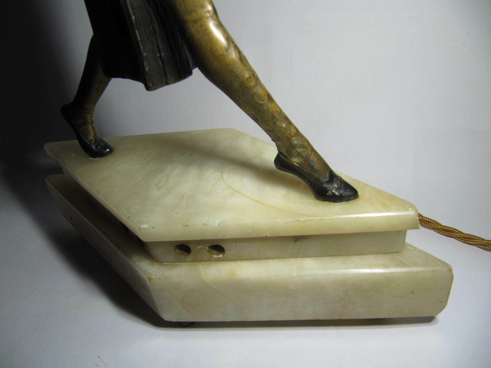 photo buy Art Deco Figurine Lamp Of A Dancer. Rare. From The Deco Collection Of Seymour Stein