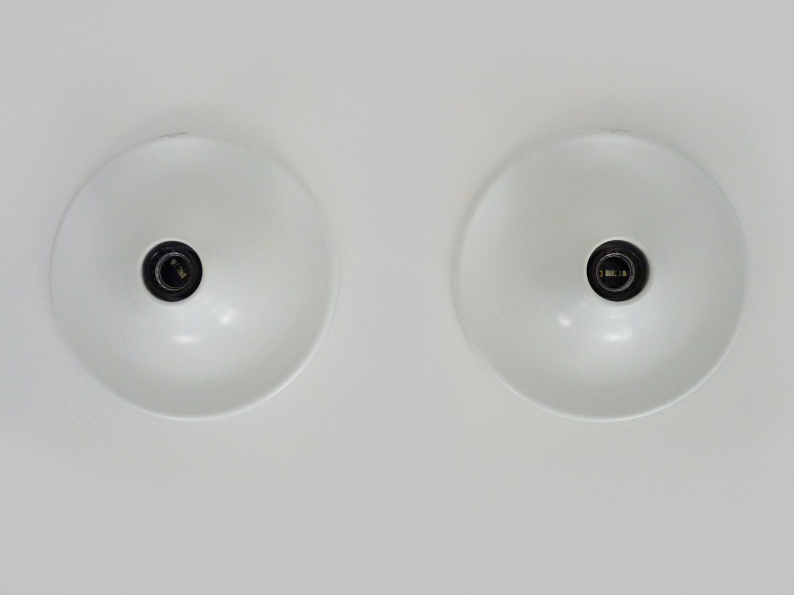 Pair Of Targetti Disc Wall Lights, Ufo, Italy 1970s photo for sale