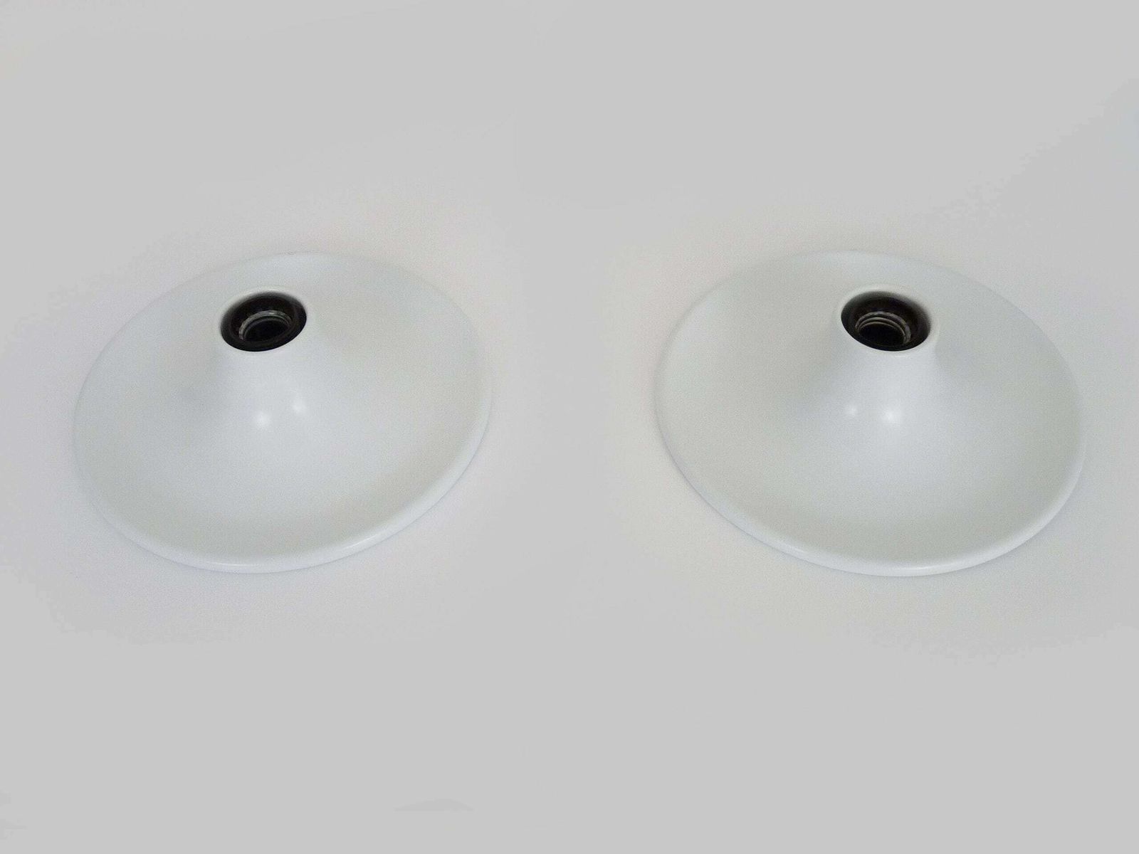 Paire d'appliques disque Targetti, Ufo, Italie, années 1970 photo vinterior