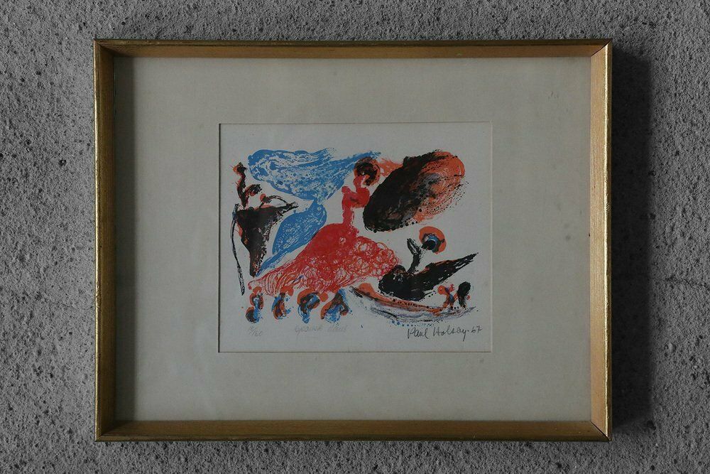 Paul Holsby, Spansk Dans, Color Lithograph, 1967, Framed