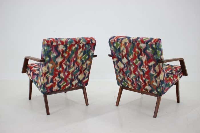 1960s Pair Of Restored Armchairs  Czechoslovakia photo 860.0
