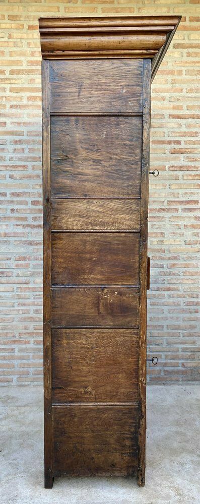 Antique Dutch Baroque Light Oak Cupboard Or Cabinet, 18th Century photo furniture