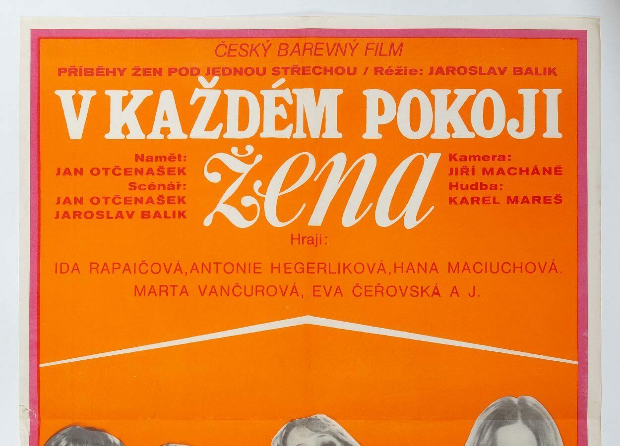 Movie Poster, Woman In Every Room, Vasil Miovský, 1974 photo furniture