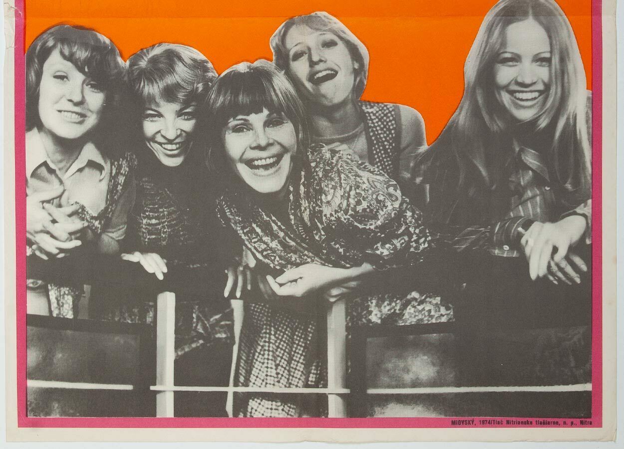 Movie Poster, Woman In Every Room, Vasil Miovský, 1974 photo for sale