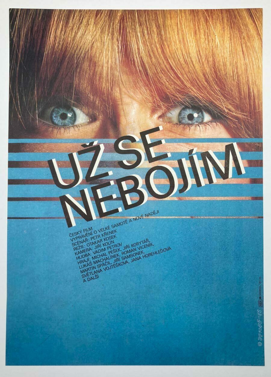 Movie Poster, I’m Not Afraid Any More, Alexej Jaroš, 1985