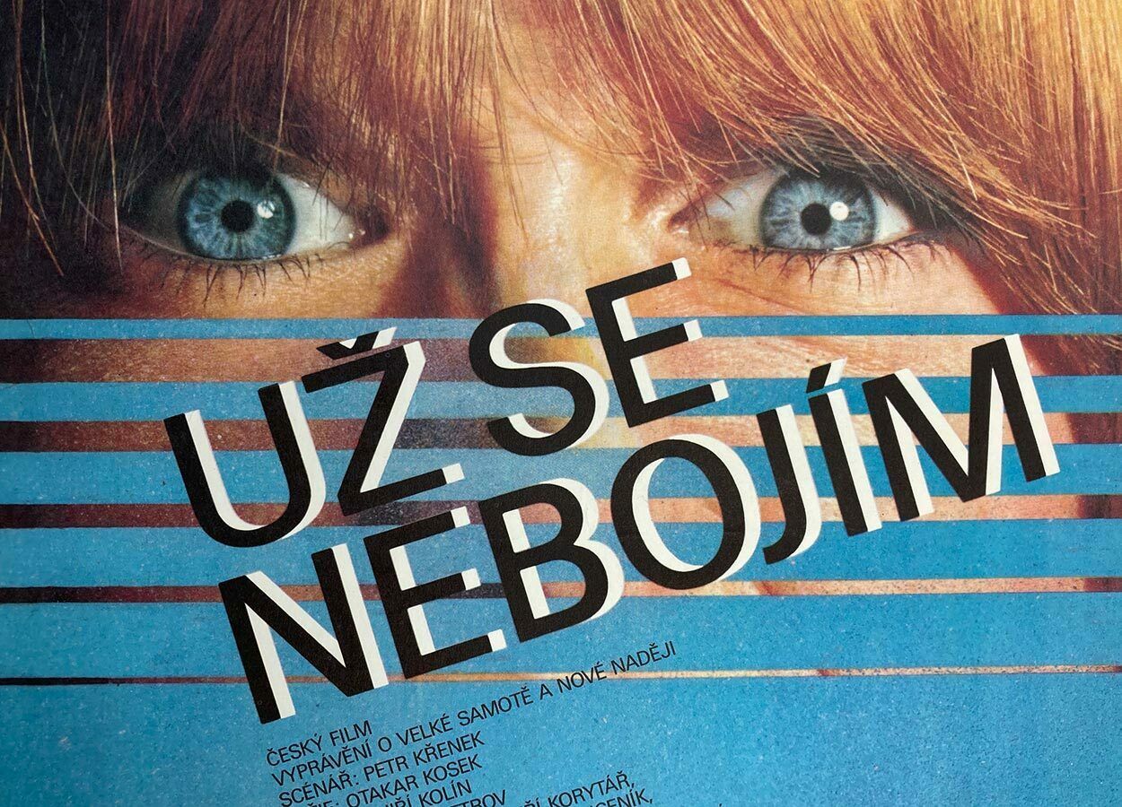 Movie Poster, I’m Not Afraid Any More, Alexej Jaroš, 1985 photo vinterior