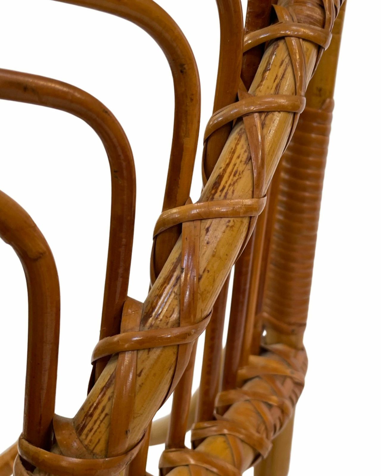 Tripod Rattan Easy Chair By Dirk Van Sliedregt Rohe Noordwolde 1960 In The Netherlands photo vinterior