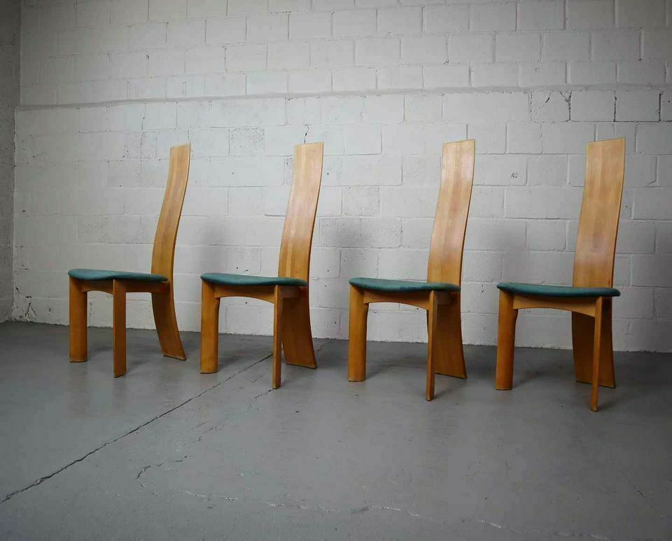 Set Of Four "Iris" Chairs By Bob Van Den Berghe For Tranekaer Furniture Denmark photo furniture