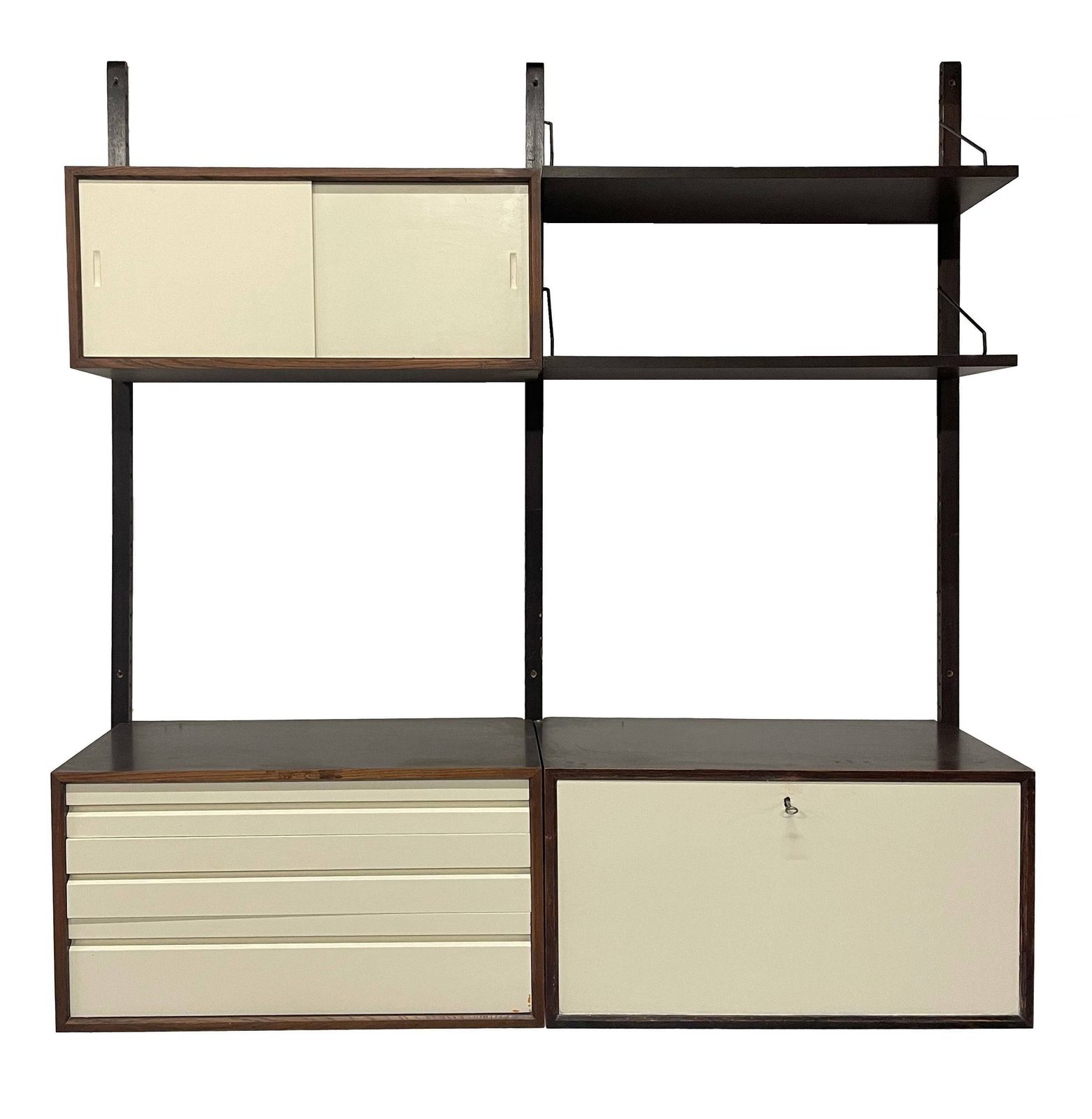 Vintage Poul Cadovius Royal System Wandsysteem Wenge photo furniture