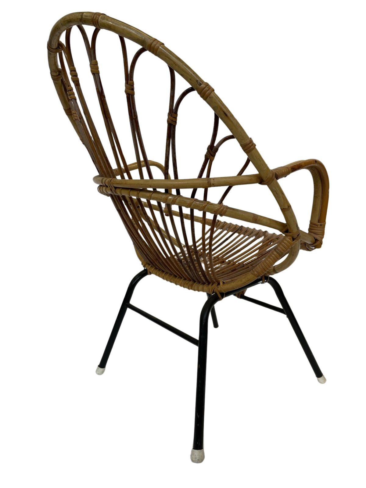 Rattan Chair By Dirk Van Sliedregt Rohe Noordwolde 1960 In The Netherlands photo for sale