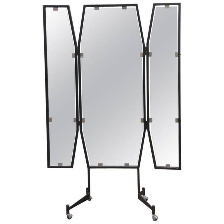 Unique And Rare 1950s Italian Design Clothes Shop Mirror