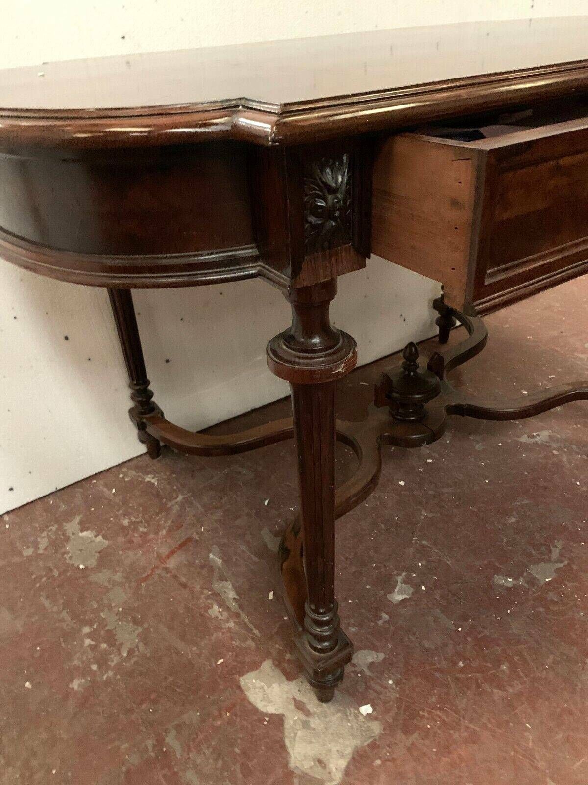 Napoleon III Desk Table In Rosewood And 19th Century Veneer photo buy