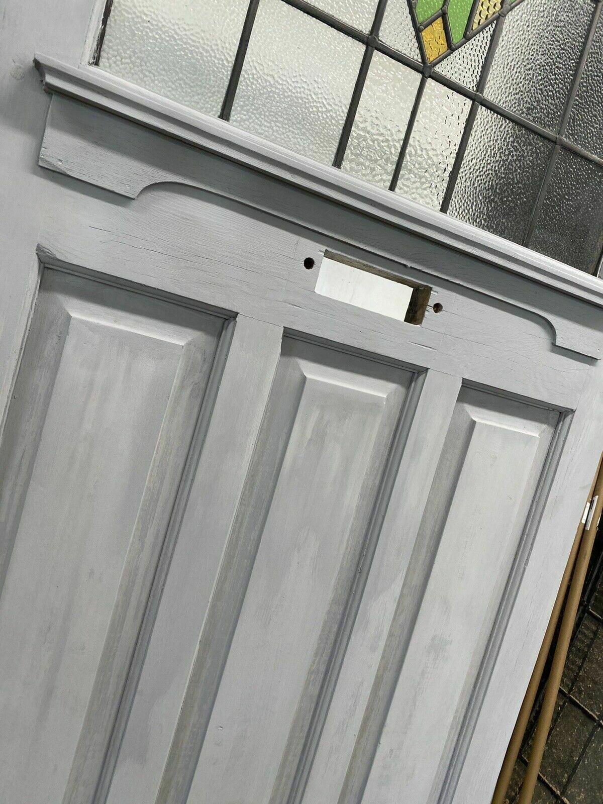 Art Deco Front Door Period Stained Glass Old Reclaimed Antique Lead Wood 20s 30s photo buy