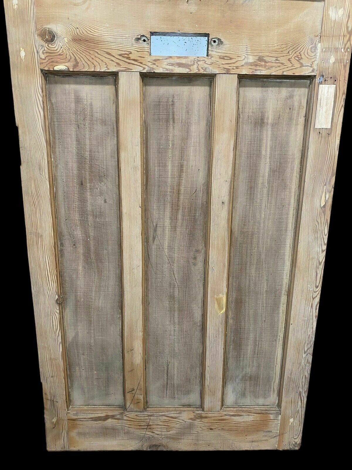 1711.0 Art Deco Front Door Period Stained Glass Old Reclaimed Antique Lead Wood 20s 30s photo