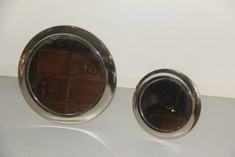 Round Mirrors Of Drawers, 1960 Attributed Sergio Mazza photo for sale