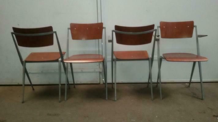 Chairs Pyramids By Wim Rietveld For Ahrend Cirkel, 1964, Set Of 4 photo Furniture