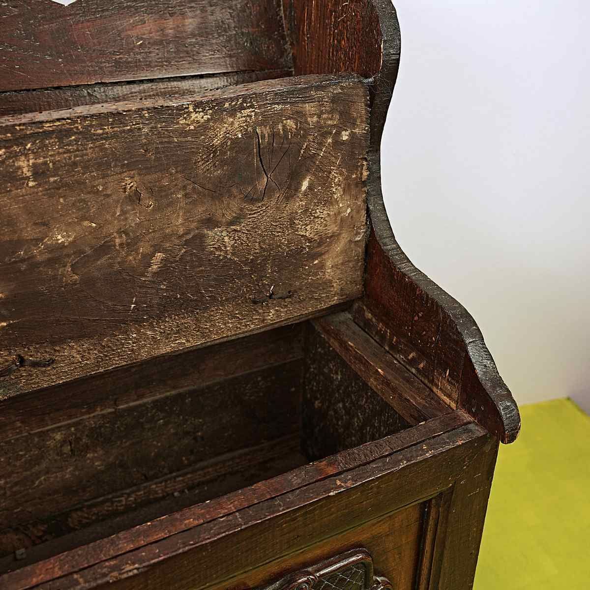 Wooden Bench From The Late 19th And Early 20th Centuries photo furniture