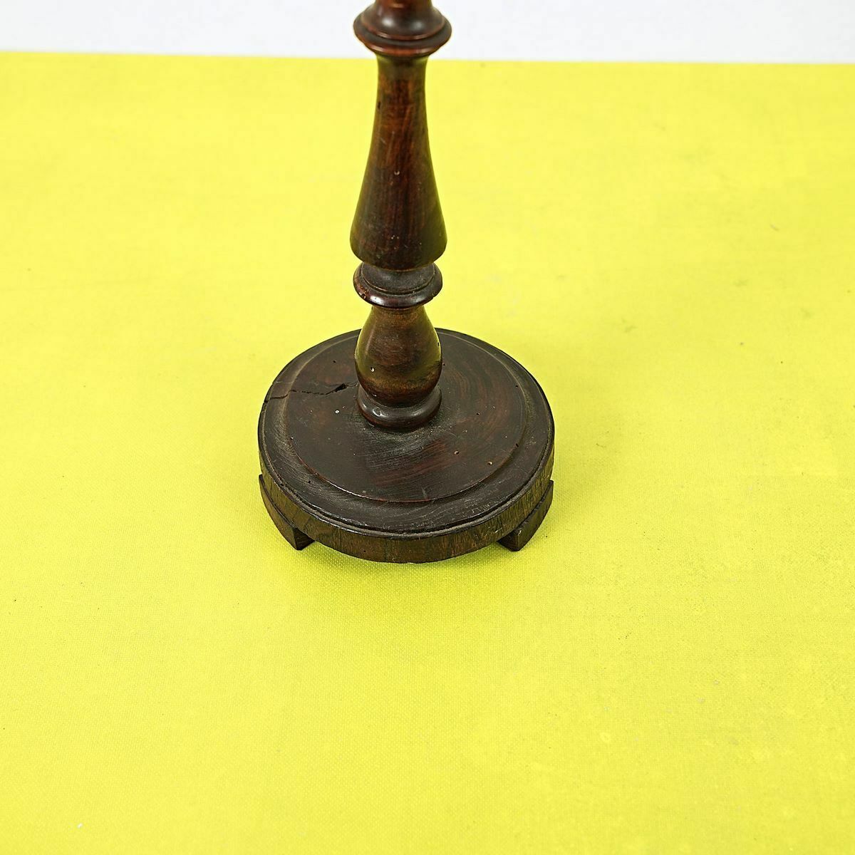 Round Wooden Coffee Table From The Late 19th And Early 20th Centuries photo for sale