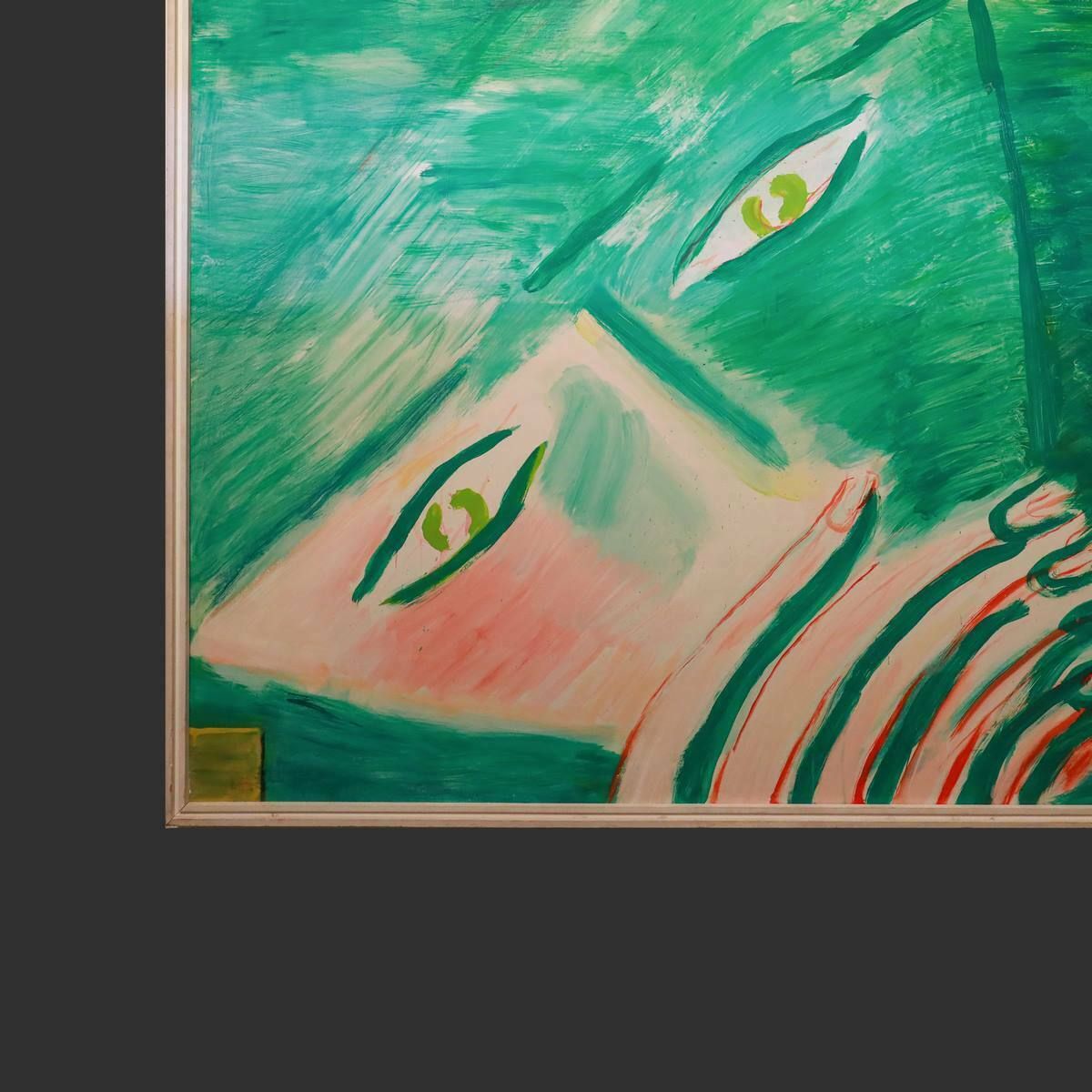 photo for sale Virgiliogui, Marina And Meeting, Oil On Canvas From 1968