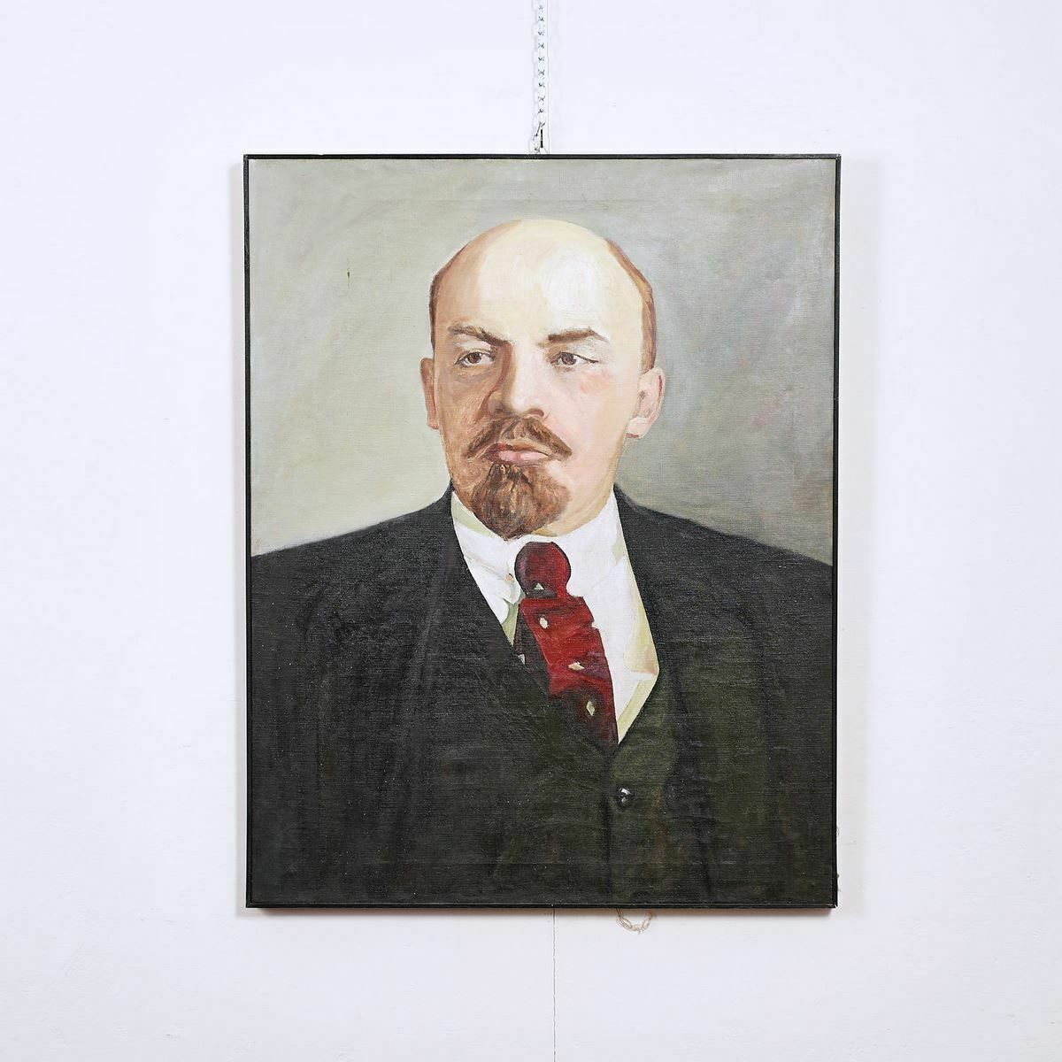Oil On Canvas 60's, Lenin, 1960s