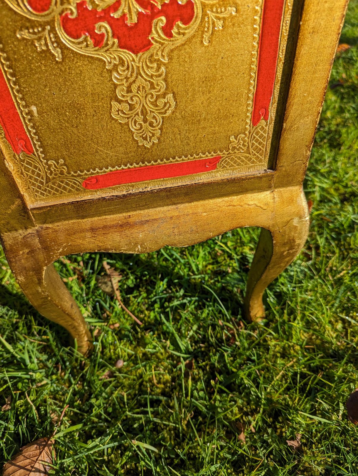 photo furniture Vintage Quality Italian Florentine Cabinet Rare Older Example   Delivery Available 0232.