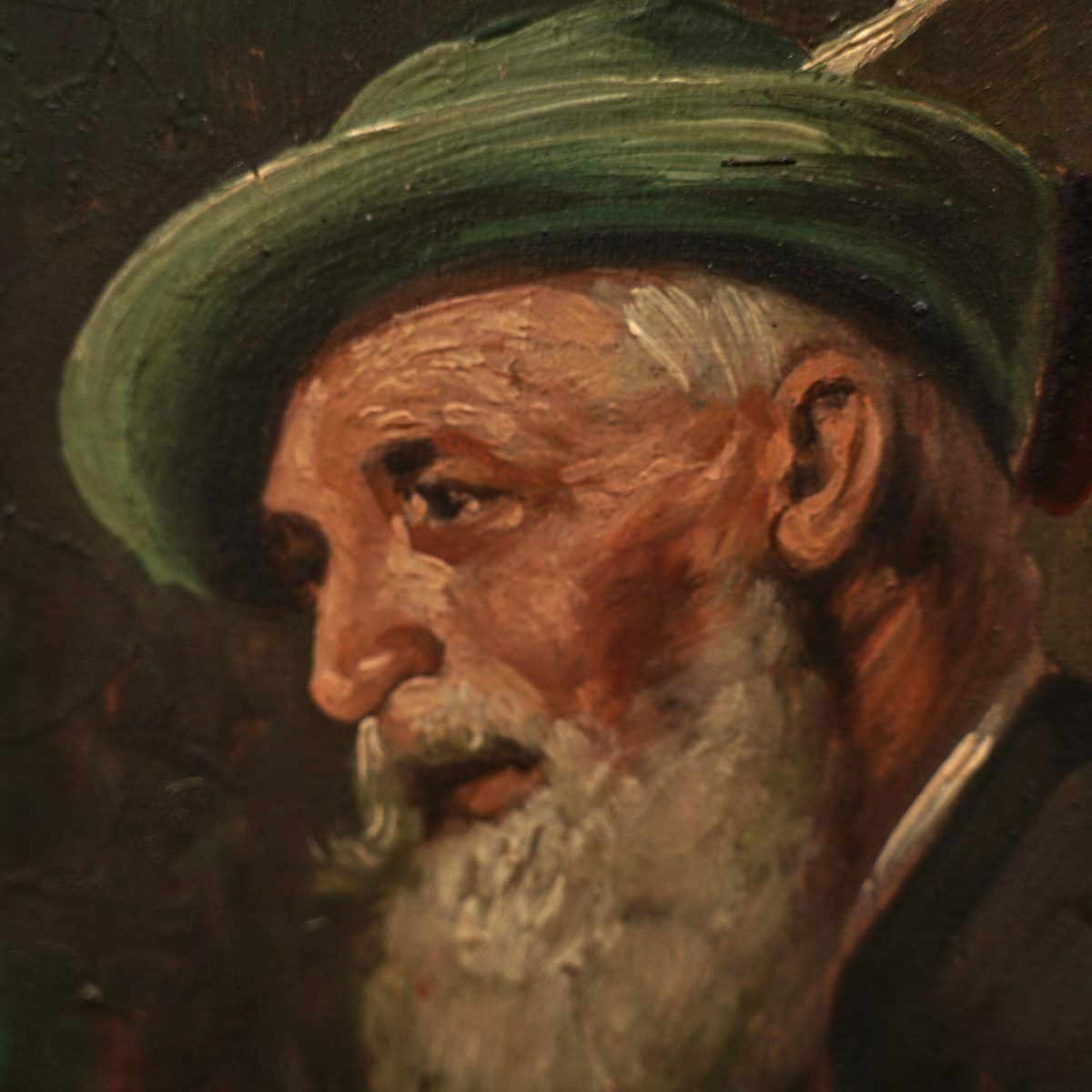 Painting Depicting Alpine , Work On Wood  Firmate Santi photo furniture