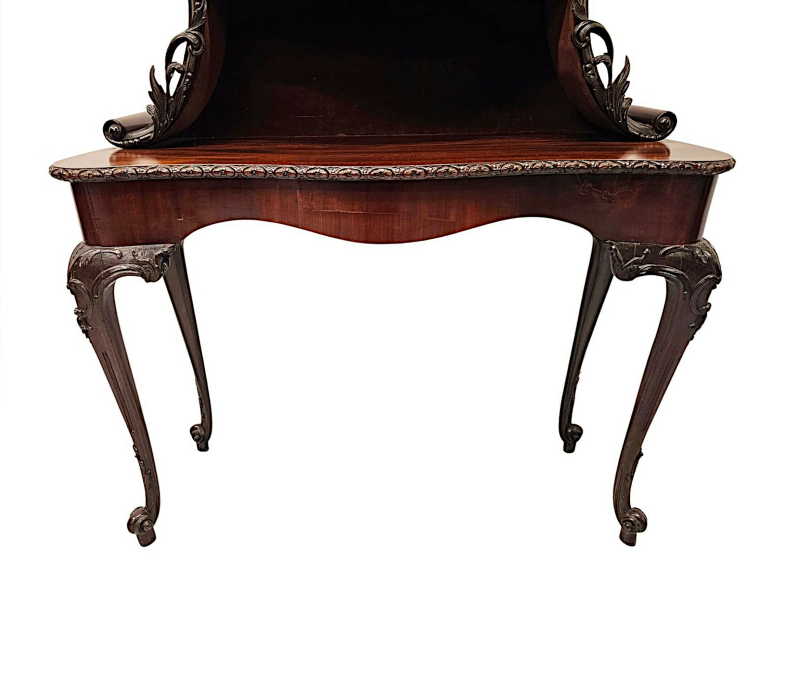 A Very Rare And Fine 19th Century Unusual Pair Of Mahogany Bookcases Or Display Cases photo vintage