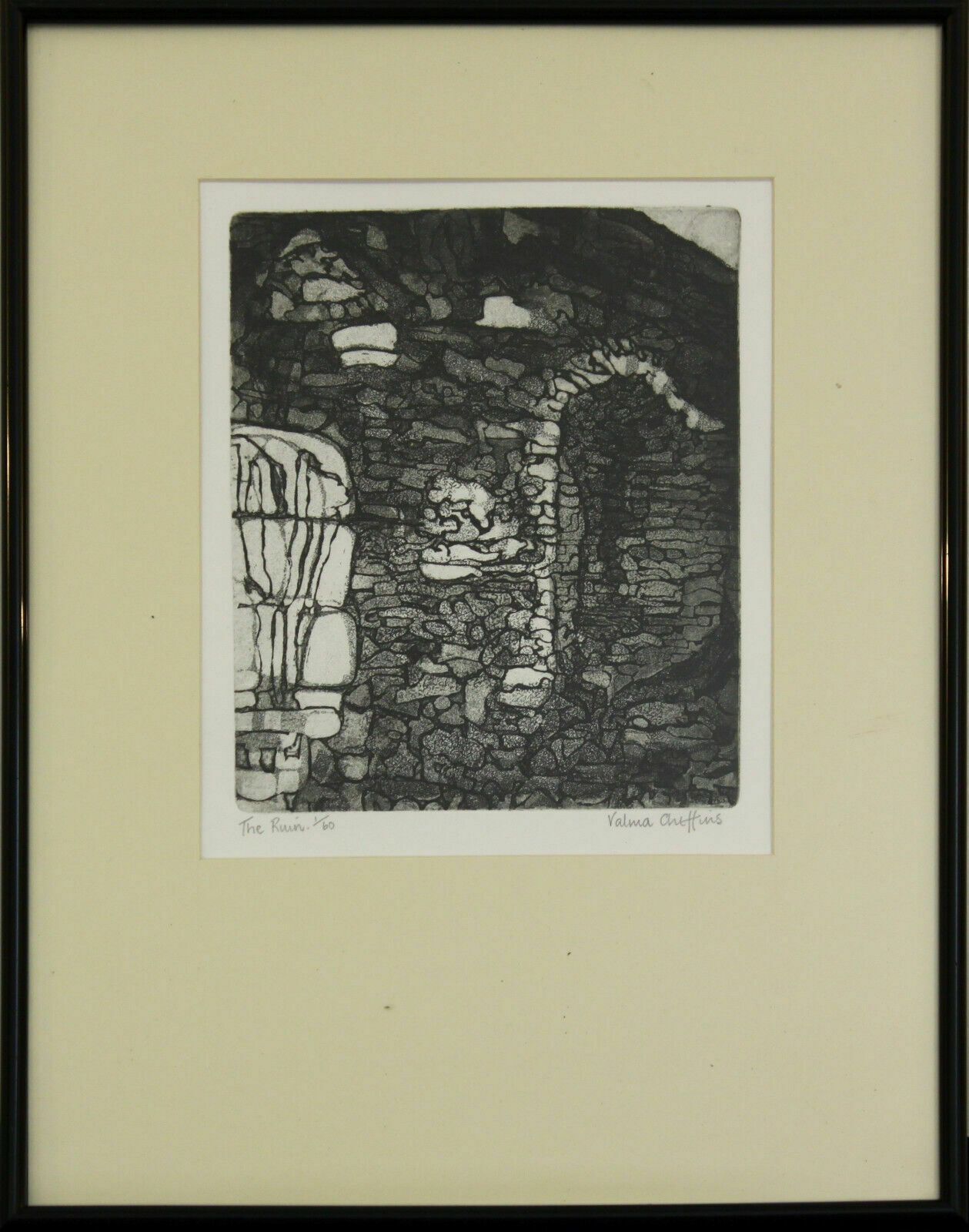 Limited Edition Print By Valma Cheffins. Titled "The Ruin"