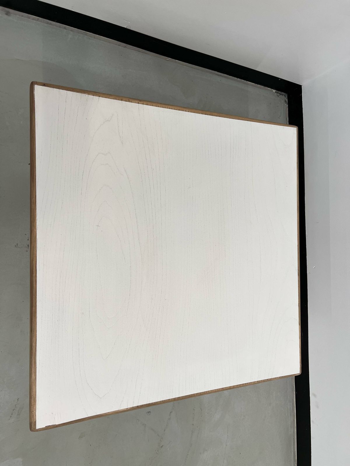 Modernist Square Coffee Table In Oak photo vinterior