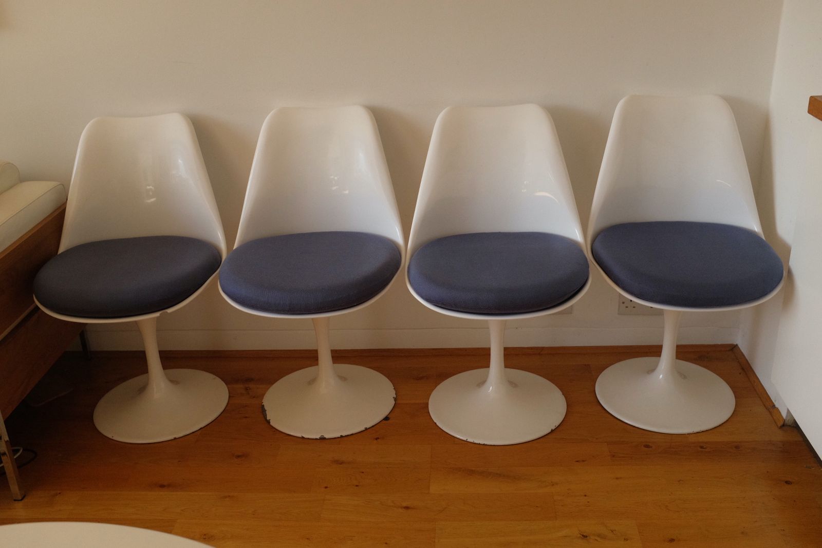 Retro, Space Age Tulip Chairs Set Of Four Rudi Bonzanini photo 475.0
